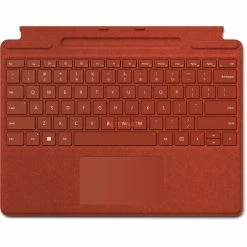 Mechanische Tastaturen Microsoft Surface Pro Signature Keyboard, Tastatur (rot, DE-Layout, Für Surface Pro 8 Und Surface Pro X)