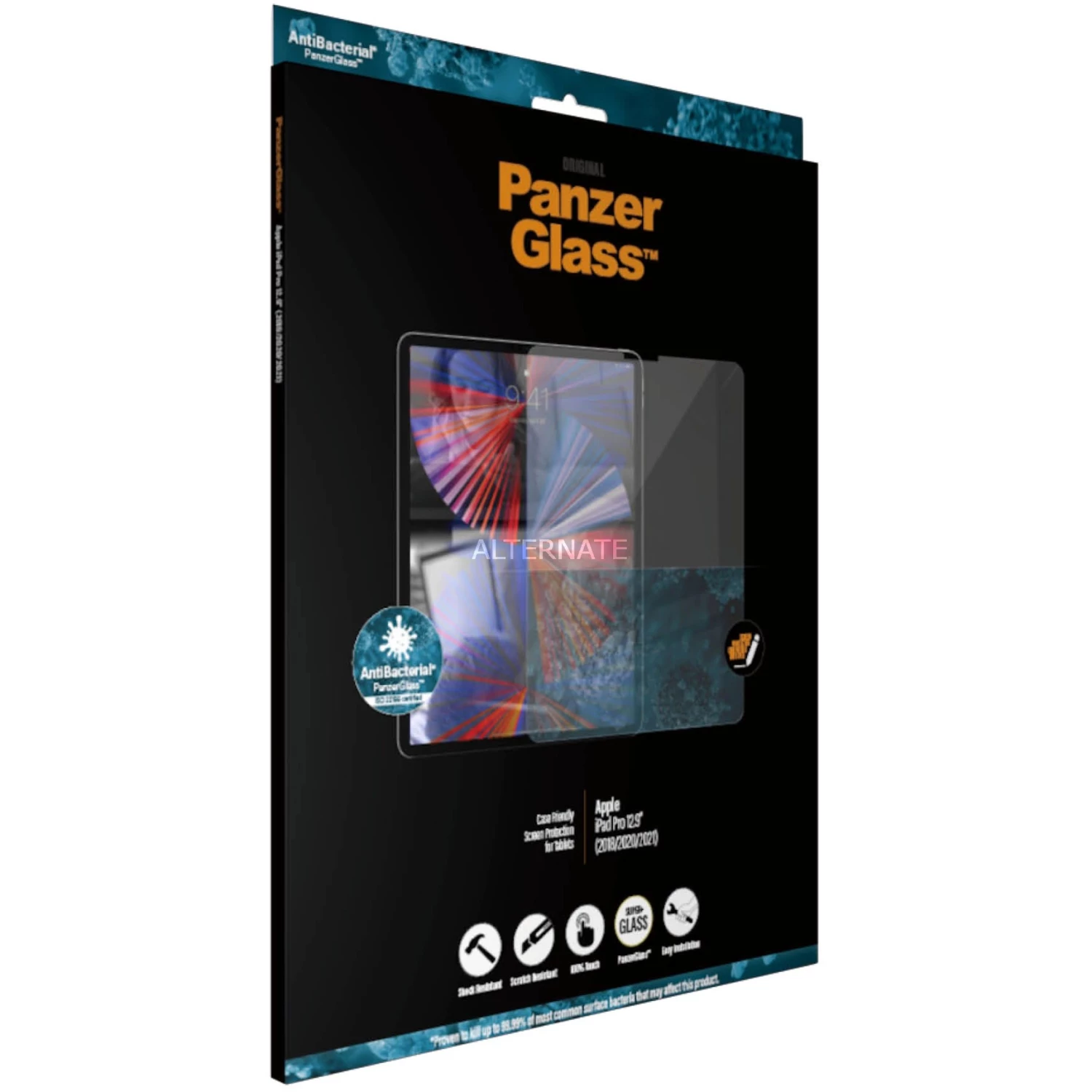 Tablet Schutzfolien PanzerGlass Displayschutz, Schutzfolie (transparent, IPad Pro 12,9" (4. / 3.Generation)) 3 Tablet Schutzfolien PanzerGlass Displayschutz, Schutzfolie (transparent, IPad Pro 12,9" (4. / 3.Generation))