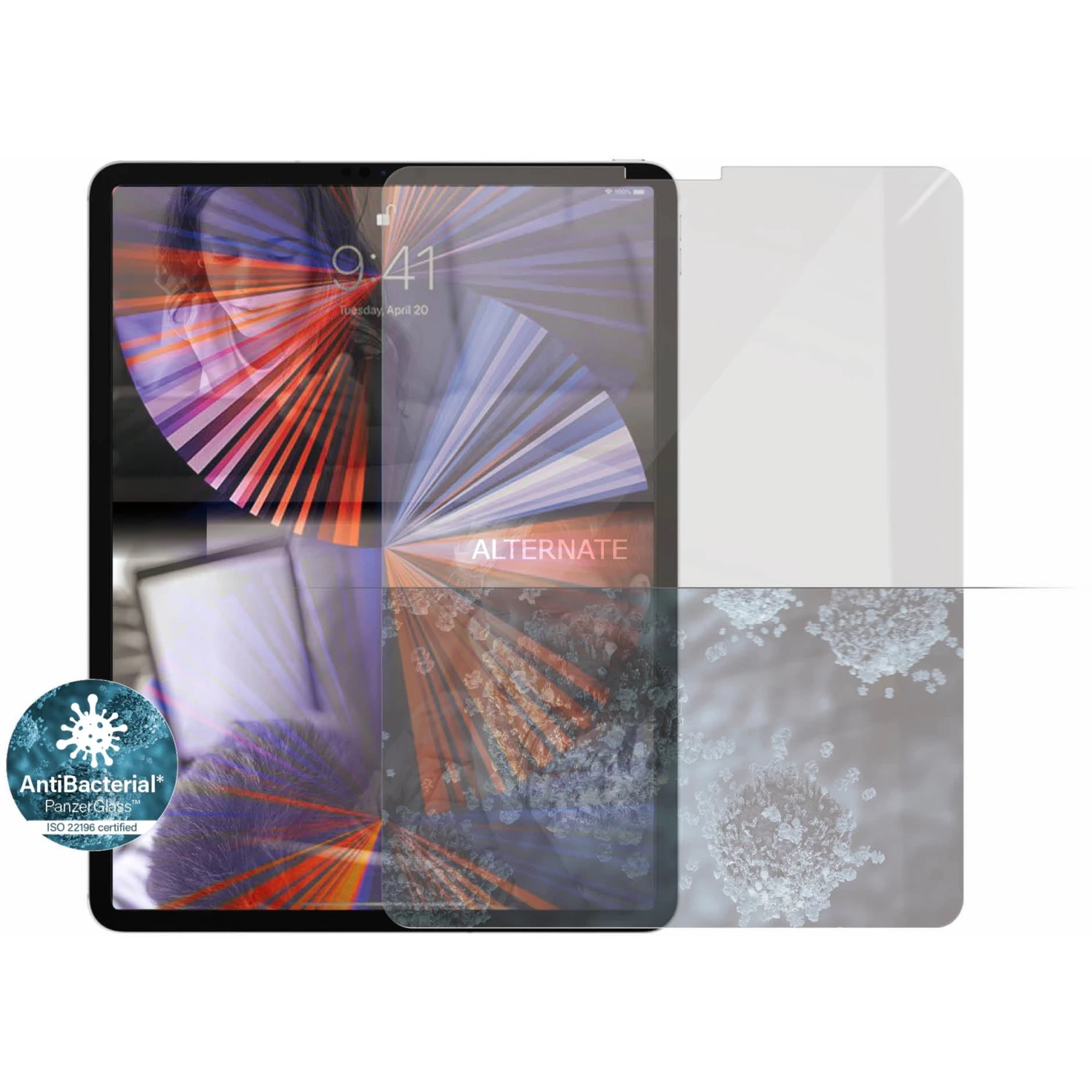 Tablet Schutzfolien PanzerGlass Displayschutz, Schutzfolie (transparent, IPad Pro 12,9" (4. / 3.Generation)) 5 Tablet Schutzfolien PanzerGlass Displayschutz, Schutzfolie (transparent, IPad Pro 12,9" (4. / 3.Generation)) – Bild 3