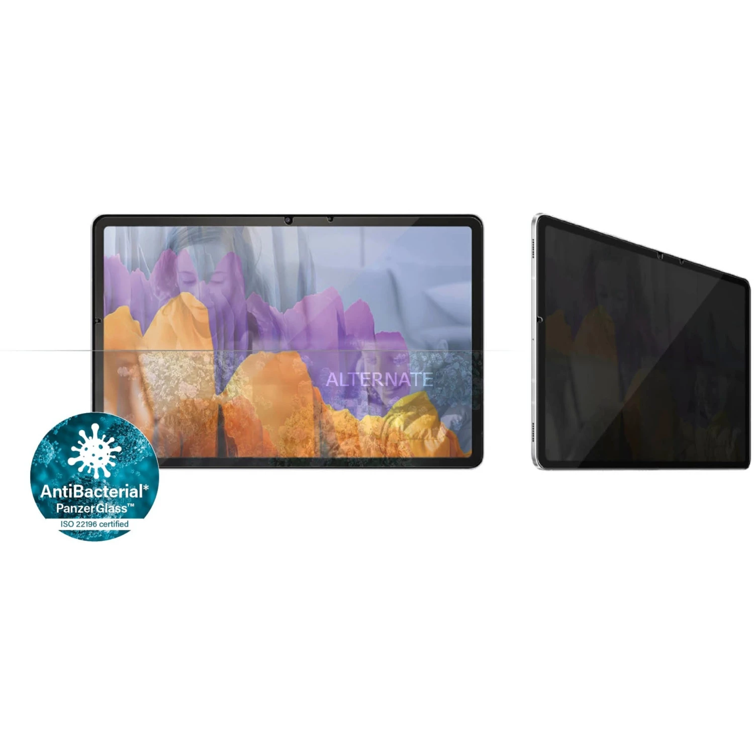 Tablet Schutzfolien PanzerGlass Privacy, Schutzfolie (schwarz, Samsung Galaxy Tab S7) 4 Tablet Schutzfolien PanzerGlass Privacy, Schutzfolie (schwarz, Samsung Galaxy Tab S7) – Bild 2