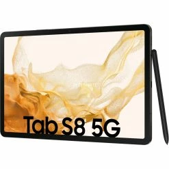 Android Tablets SAMSUNG Galaxy Tab S8 128GB, Tablet-PC (dunkelgrau, Android 12, 5G) -Tablet-Zubehör Verkäufe SAMSUNG Galaxy Tab S8 128GB Tablet PC@@1829045 2